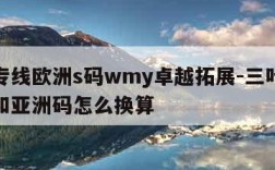 欧亚专线欧洲s码wmy卓越拓展-三叶草欧洲码和亚洲码怎么换算