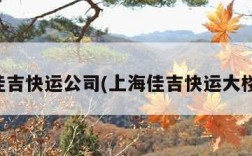 上海佳吉快运公司(上海佳吉快运大楼推到)