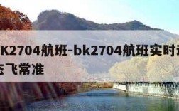 BK2704航班-bk2704航班实时动态飞常准