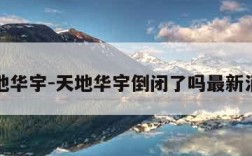 天地华宇-天地华宇倒闭了吗最新消息