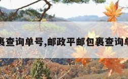 包裹查询单号,邮政平邮包裹查询单号